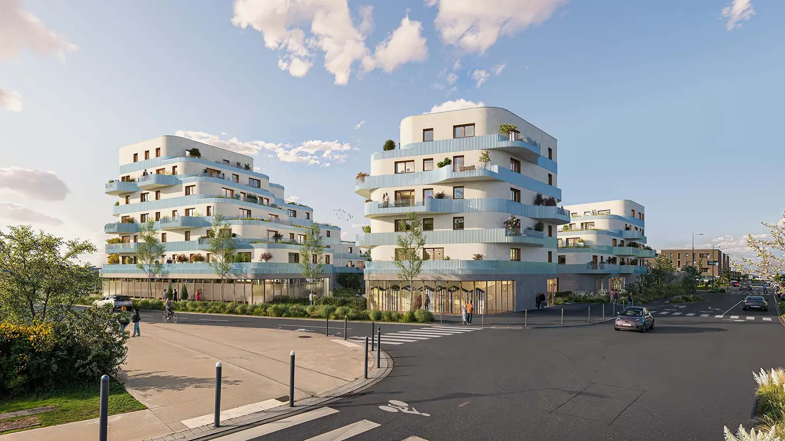 Elyme à Dunkerque — vue du programme neuf