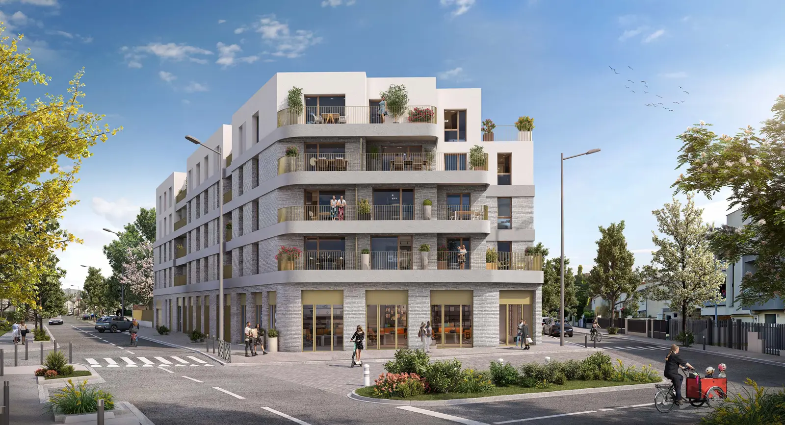 En aparté à Stains — vue du programme neuf