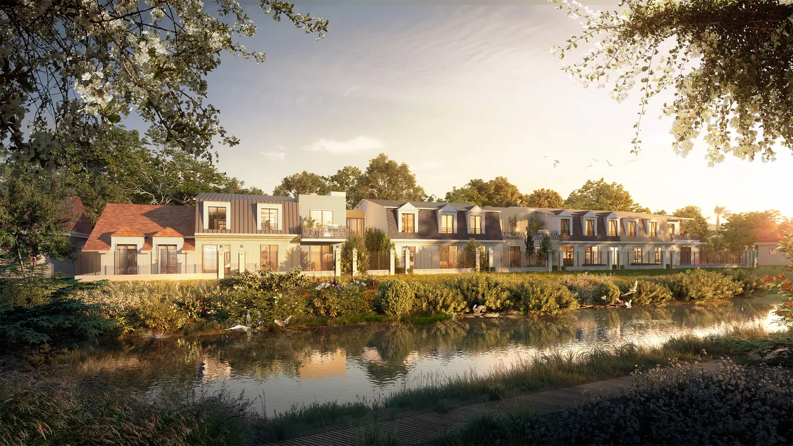 ESPRIT CANAL à Villenoy — vue du programme neuf