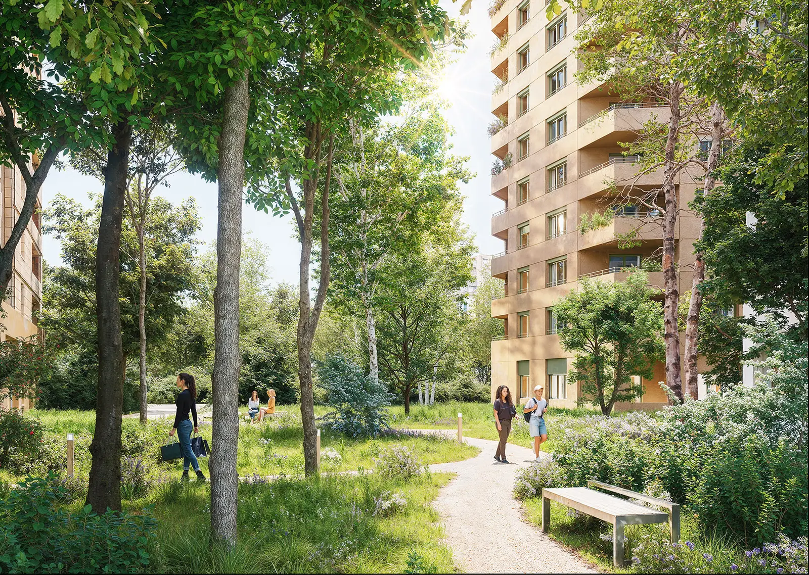 ESPRIT CARTOUCHERIE à Toulouse — vue du programme neuf