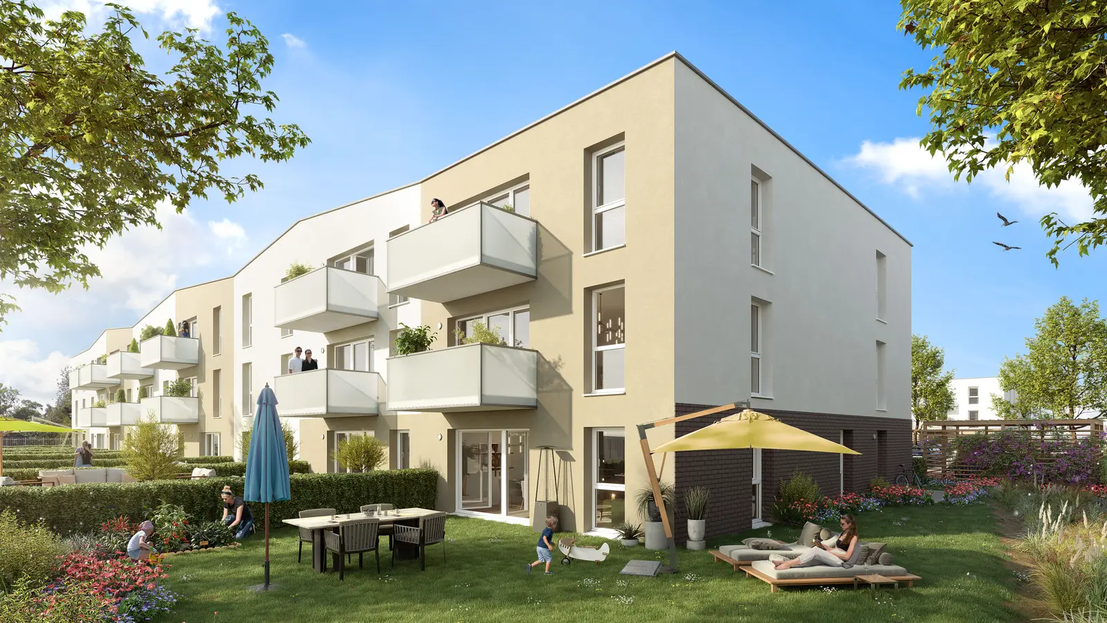 ESPRIT COTTAGE à Phalempin — vue du programme neuf