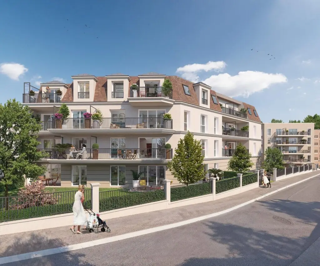 Esprit Village, development visual in Linas