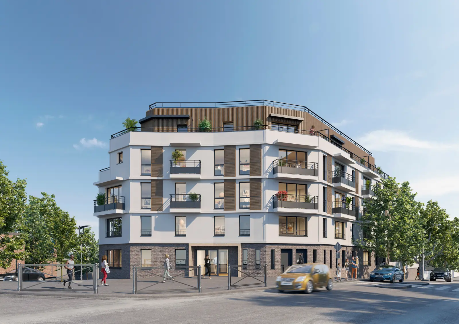 ESSEN'CIEL à Châtillon — vue du programme neuf