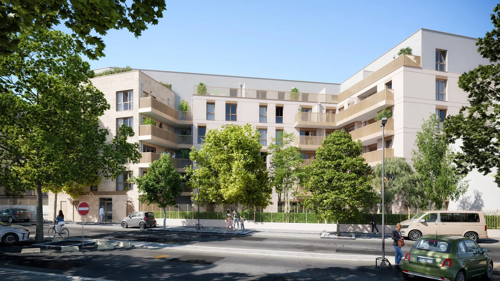 FAUBOURG 19, development visual in Aubervilliers