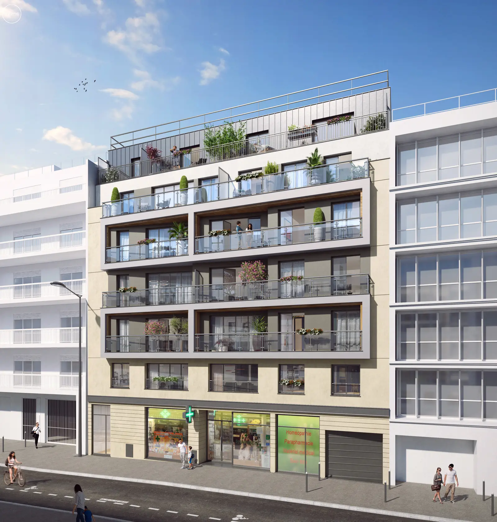 Harmonia MS à Paris — vue du programme neuf