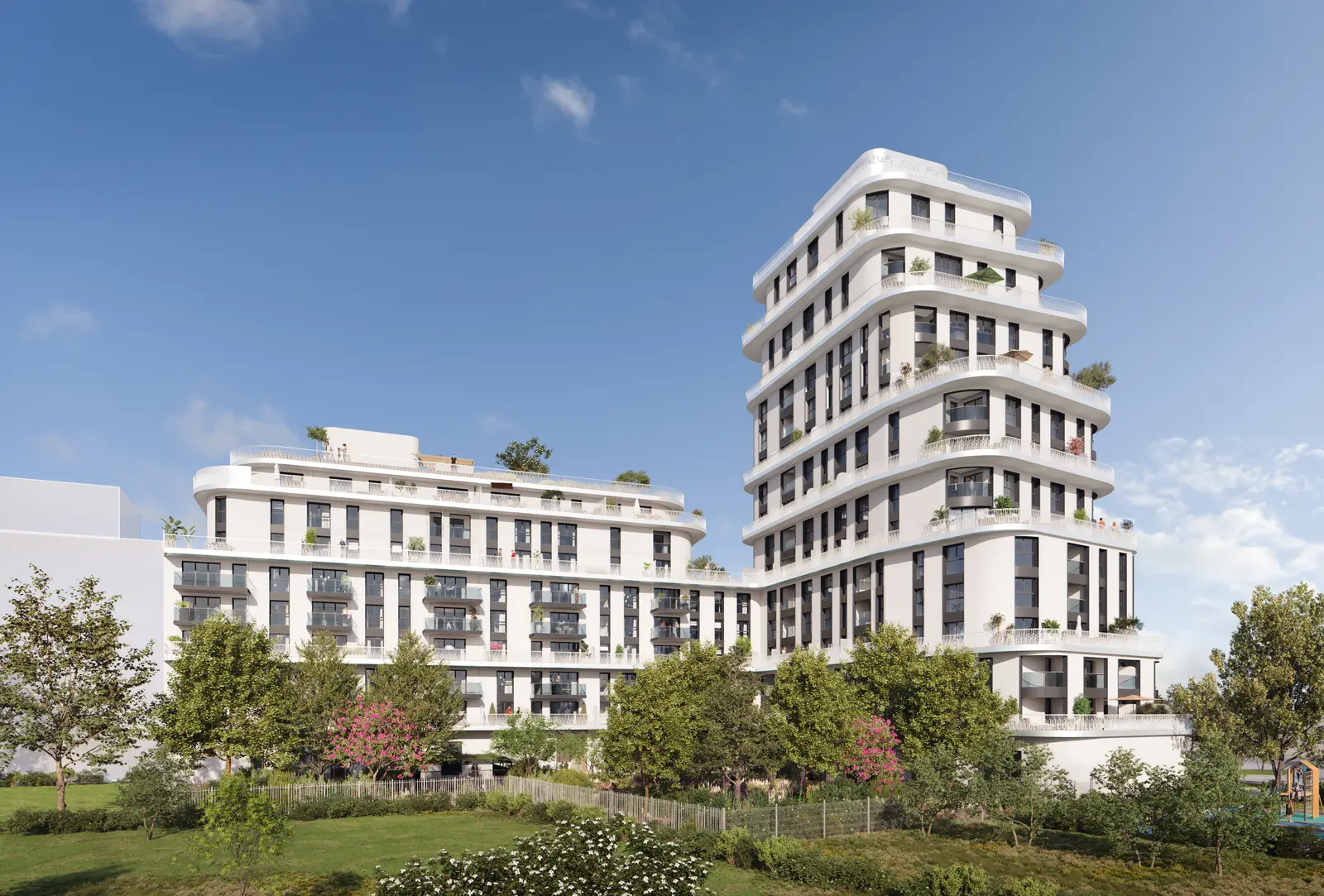 Hautrement à L'Haÿ-les-Roses — vue du programme neuf