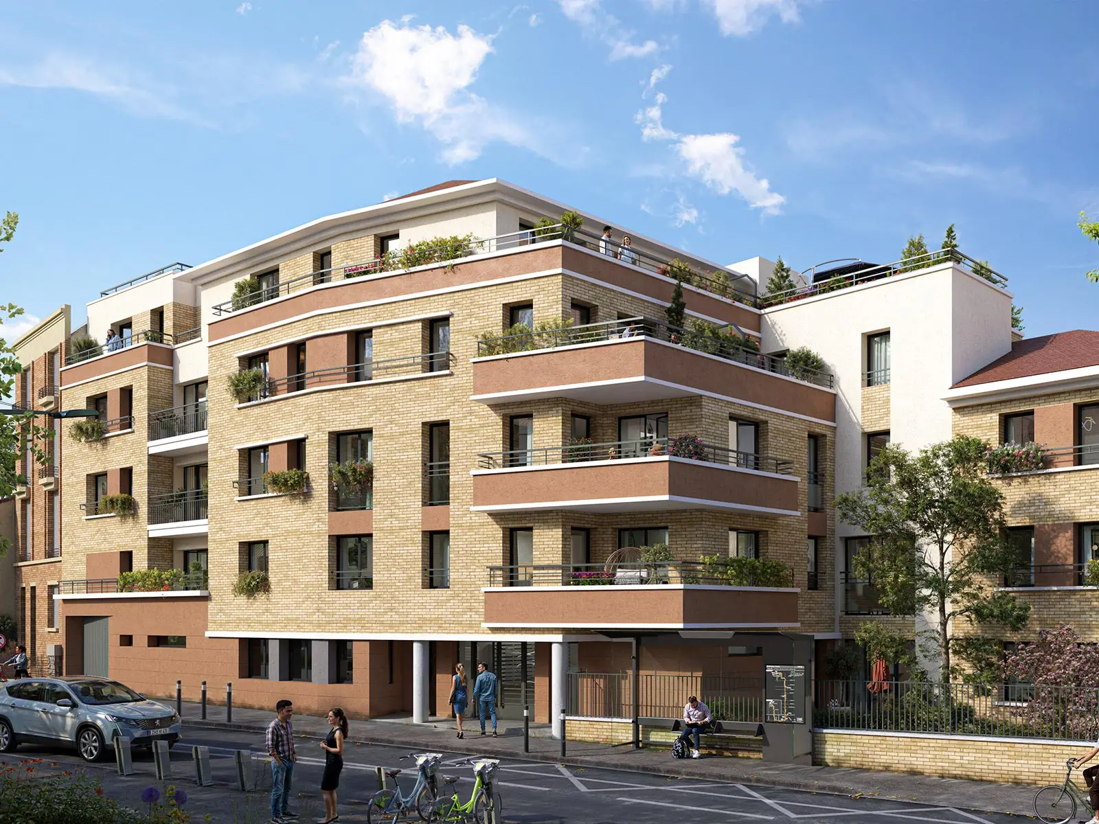 HORIZÉA (94) à Fontenay-sous-Bois — vue du programme neuf