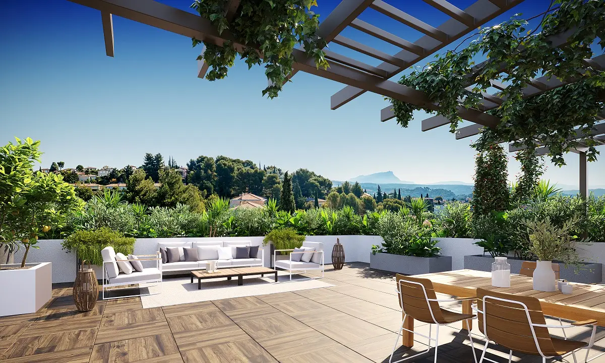 Horizon Solari à Aix-en-Provence — vue du programme neuf