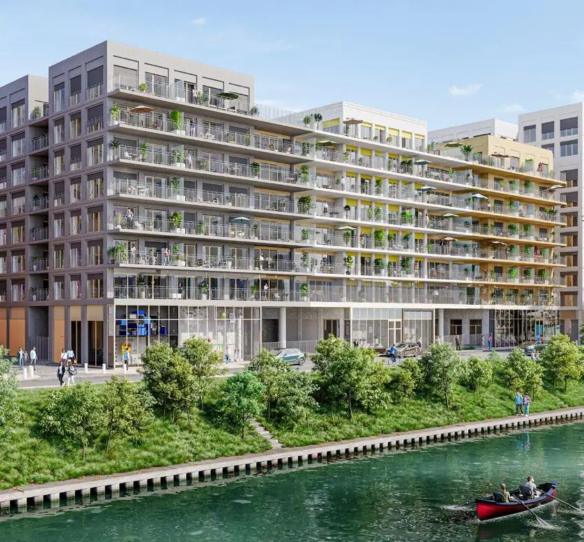 Ile en Seine - PA10 - l'Aber, beeld van het programma te L'Île-Saint-Denis