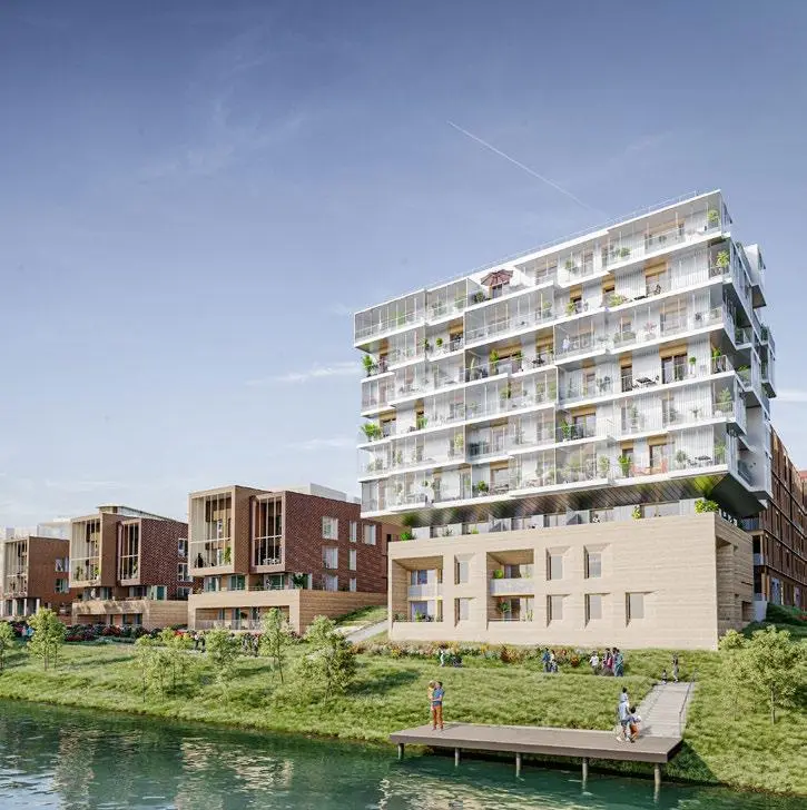 Ile en Seine - PB8 - les Riots, development visual in L'Île-Saint-Denis