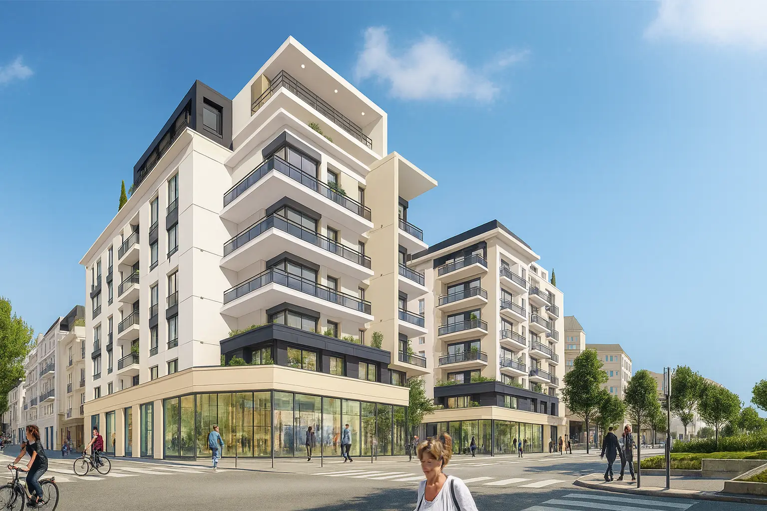 Impulsion - Colombes — vue du programme neuf