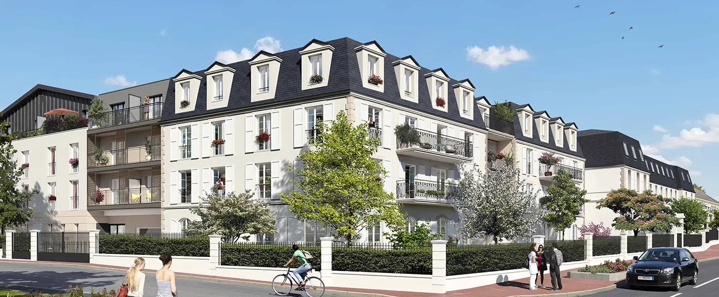 Intemporel Le Cloitre à Saint-Jean-de-la-Ruelle — vue du programme neuf