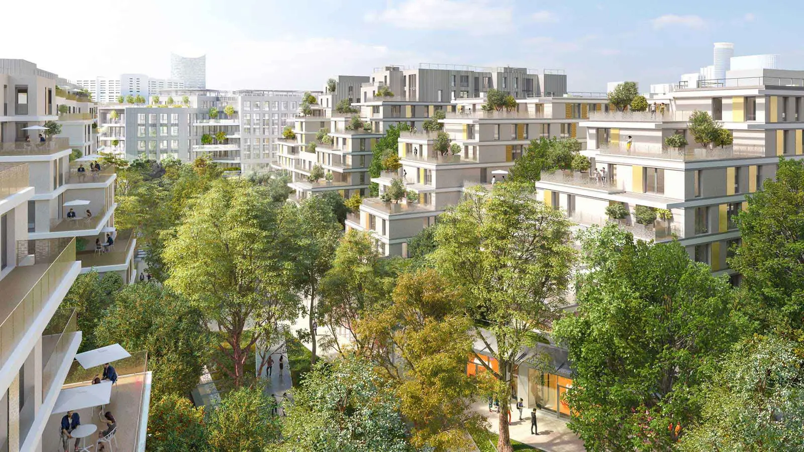 Issy Cœur de Ville, beeld van het programma te Issy-les-Moulineaux