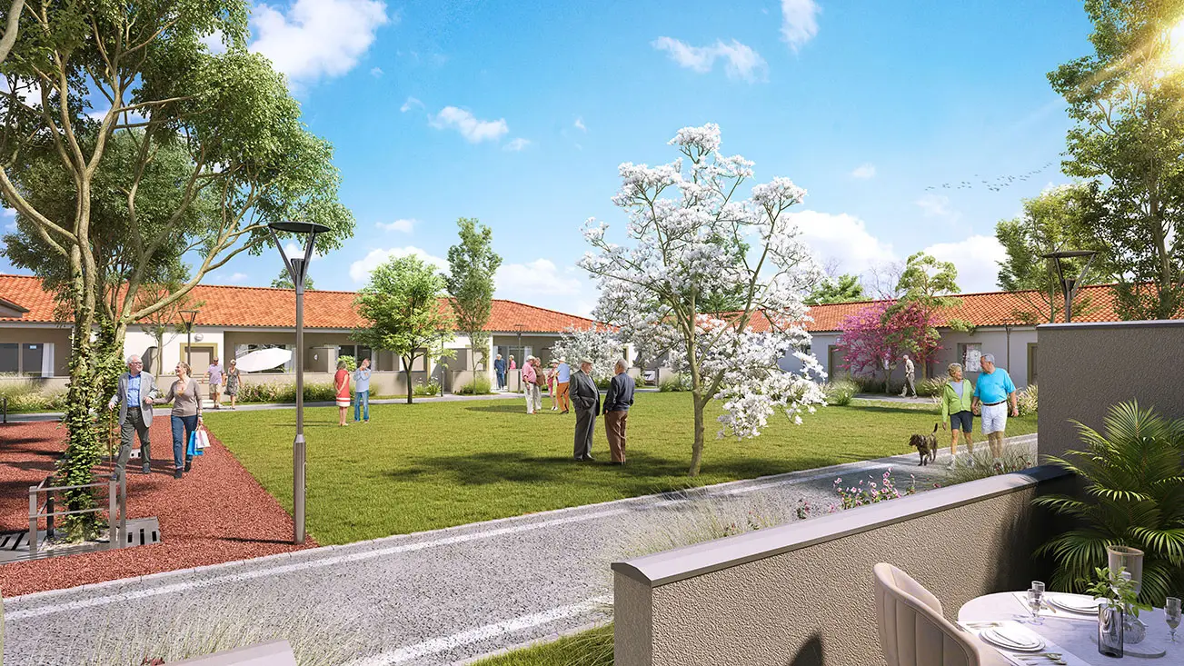 JARDIN DES AUCHES - VILLAGE SENIORS – Tranche 01531, beeld van het programma te Boulieu-lès-Annonay