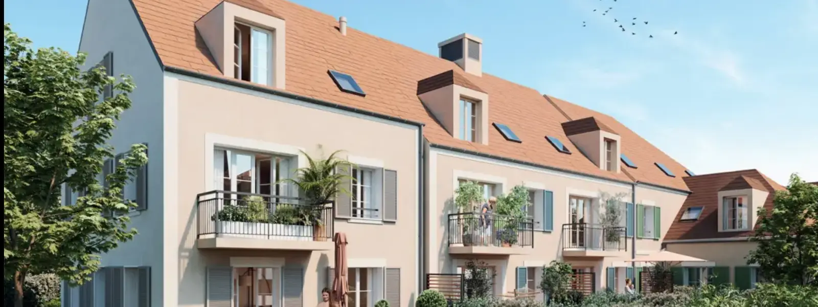 JARDIN ROMANTIQUE à Taverny — vue du programme neuf