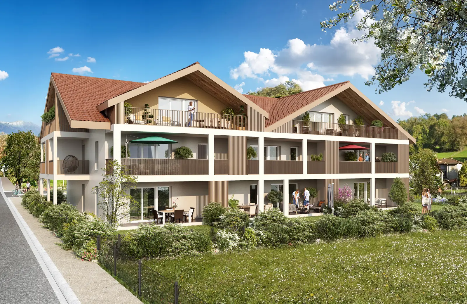 L'AKTUEL, development visual in Pontcharra