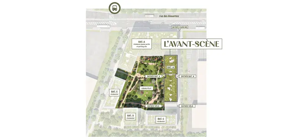L'AVANT SCENE — visuel