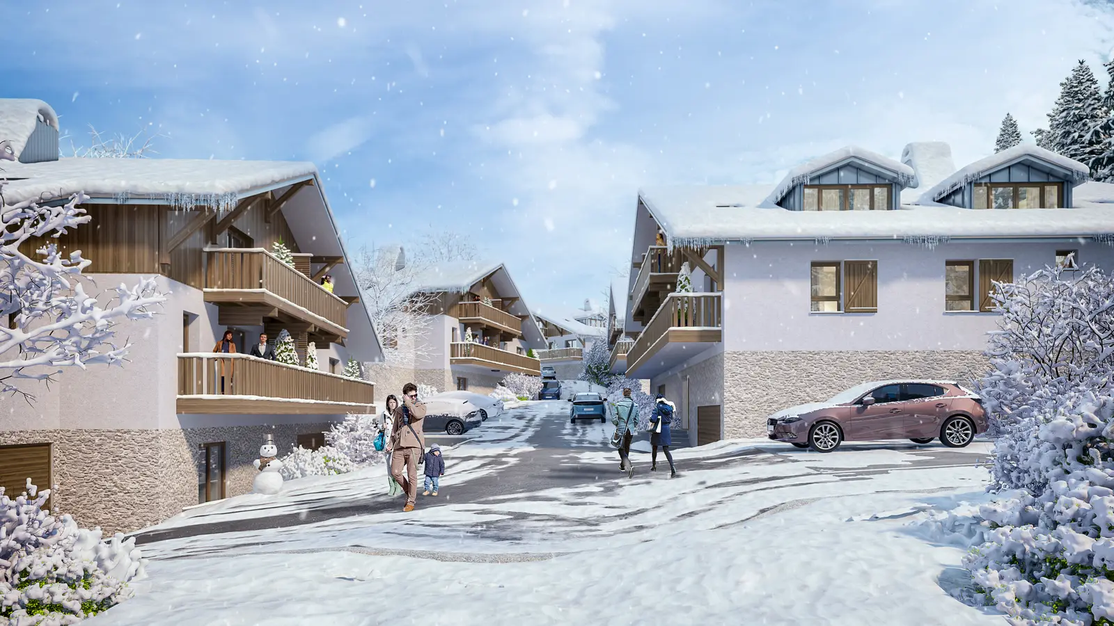 L'Echappée à Samoëns — vue du programme neuf