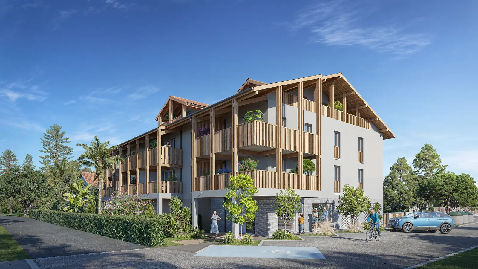 L'Echo des Pins, development visual in SEIGNOSSE