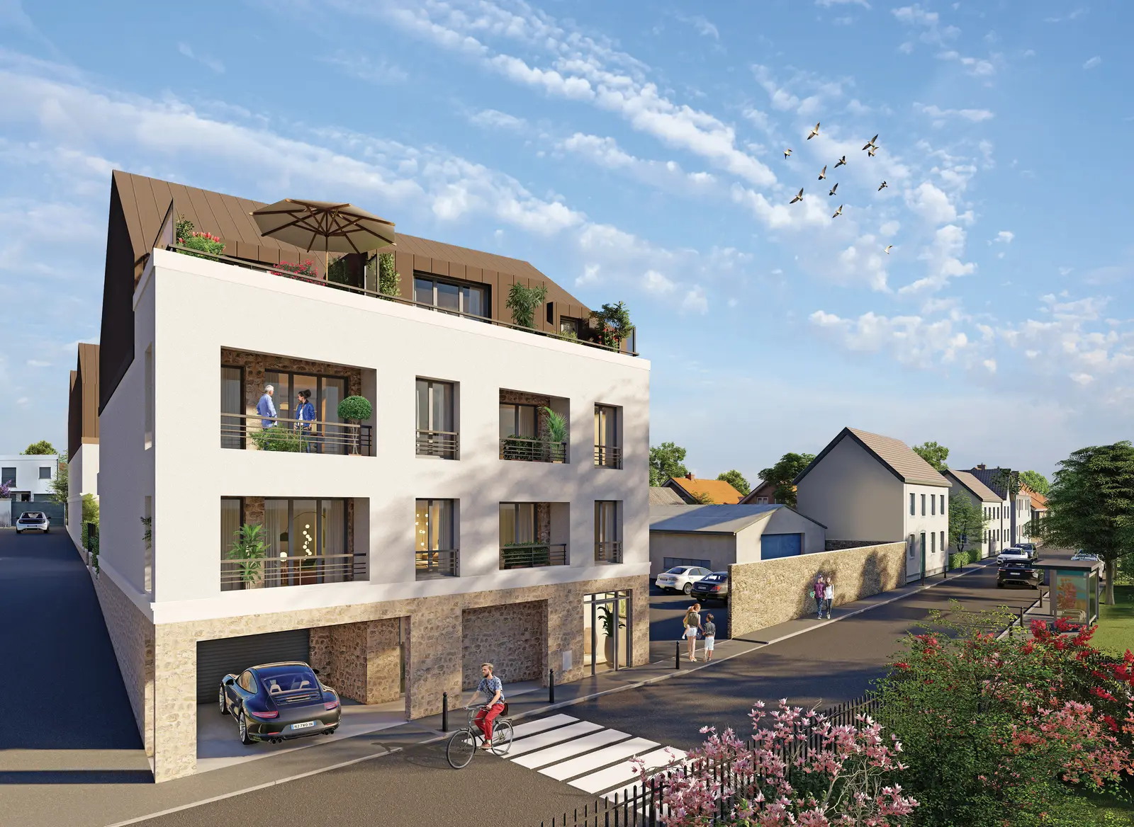 L'Ecrin des Champs à Champs-sur-Marne — vue du programme neuf