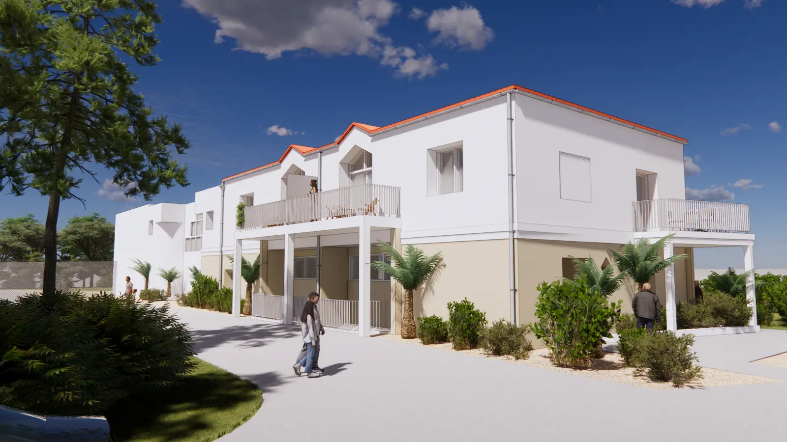 L'ECRIN DES PINS à Jard-sur-Mer — vue du programme neuf