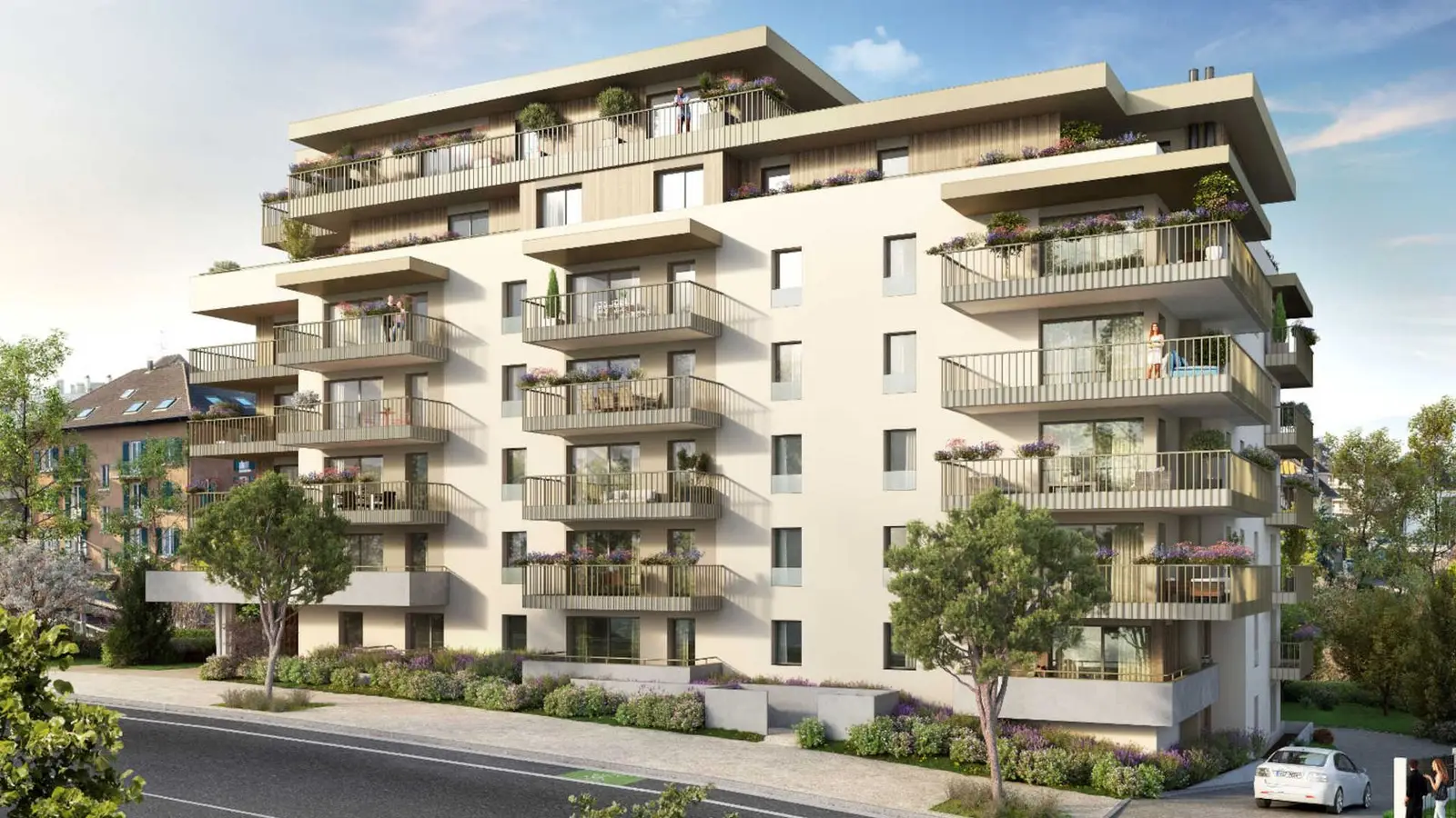 L’Éloge à THONON-LES-BAINS — vue du programme neuf