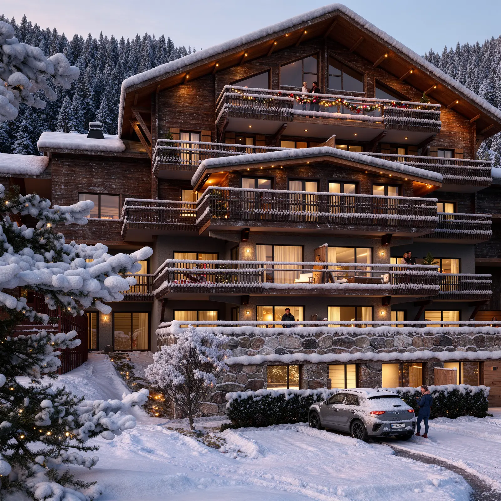 L'Etoile d'Argent à Châtel — vue du programme neuf
