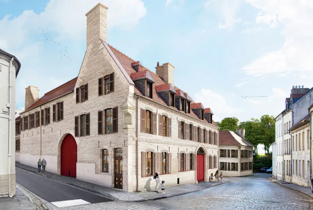 L'HOTEL DE LA COUR DE FRANCE à Montreuil — vue du programme neuf