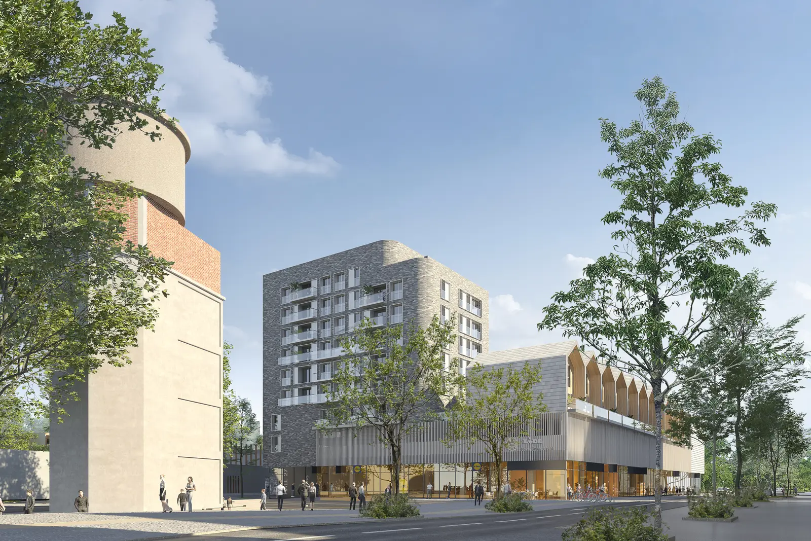 L’OASIS à Rennes — vue du programme neuf