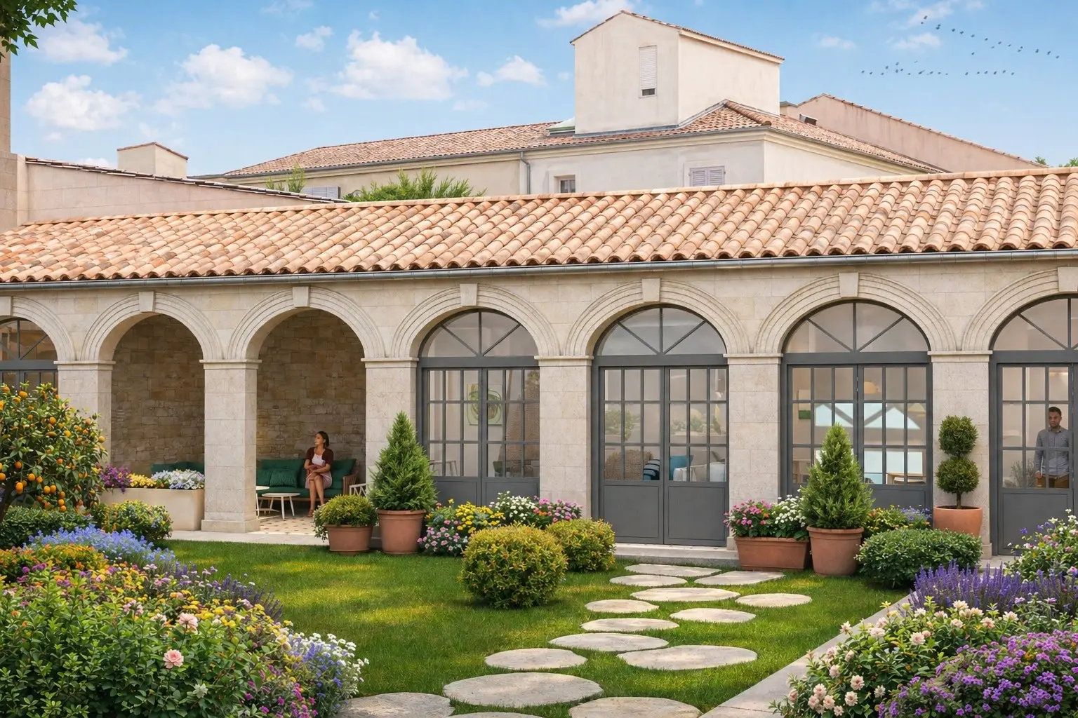 L'Orangerie - VILLENEUVE-LÈS-AVIGNON (30) — vue du programme neuf
