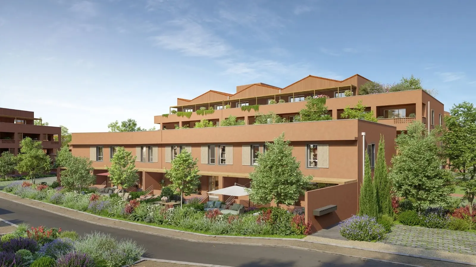 La Clairière - Tranche 1 à Entraigues-sur-la-Sorgue — vue du programme neuf
