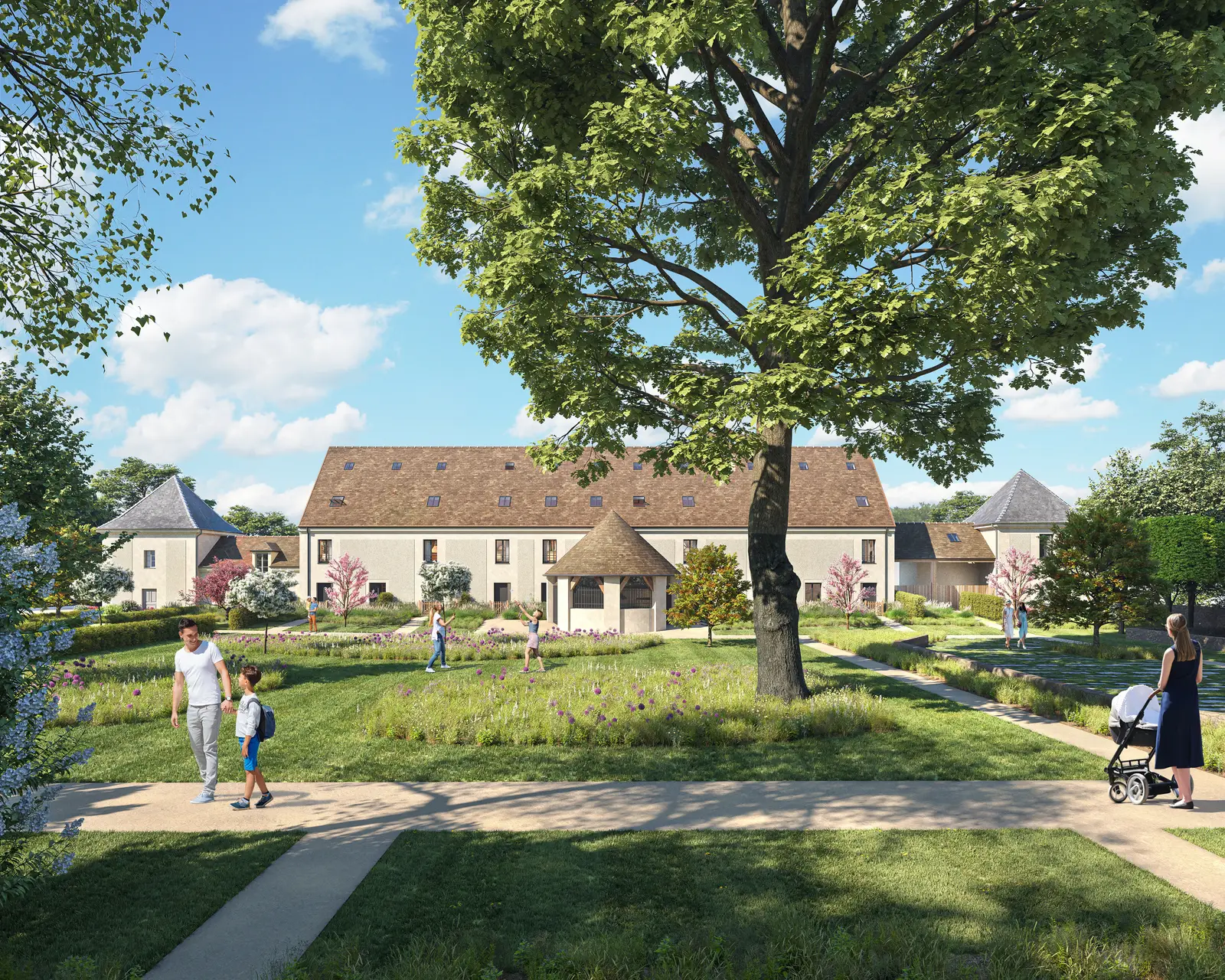LA FERME DE CHESSY VEFA — vue du programme neuf