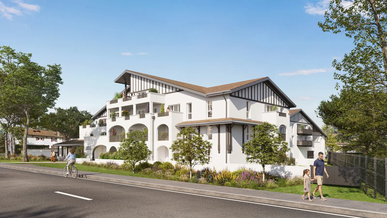 LA MAISON BENESTER à Sanguinet — vue du programme neuf