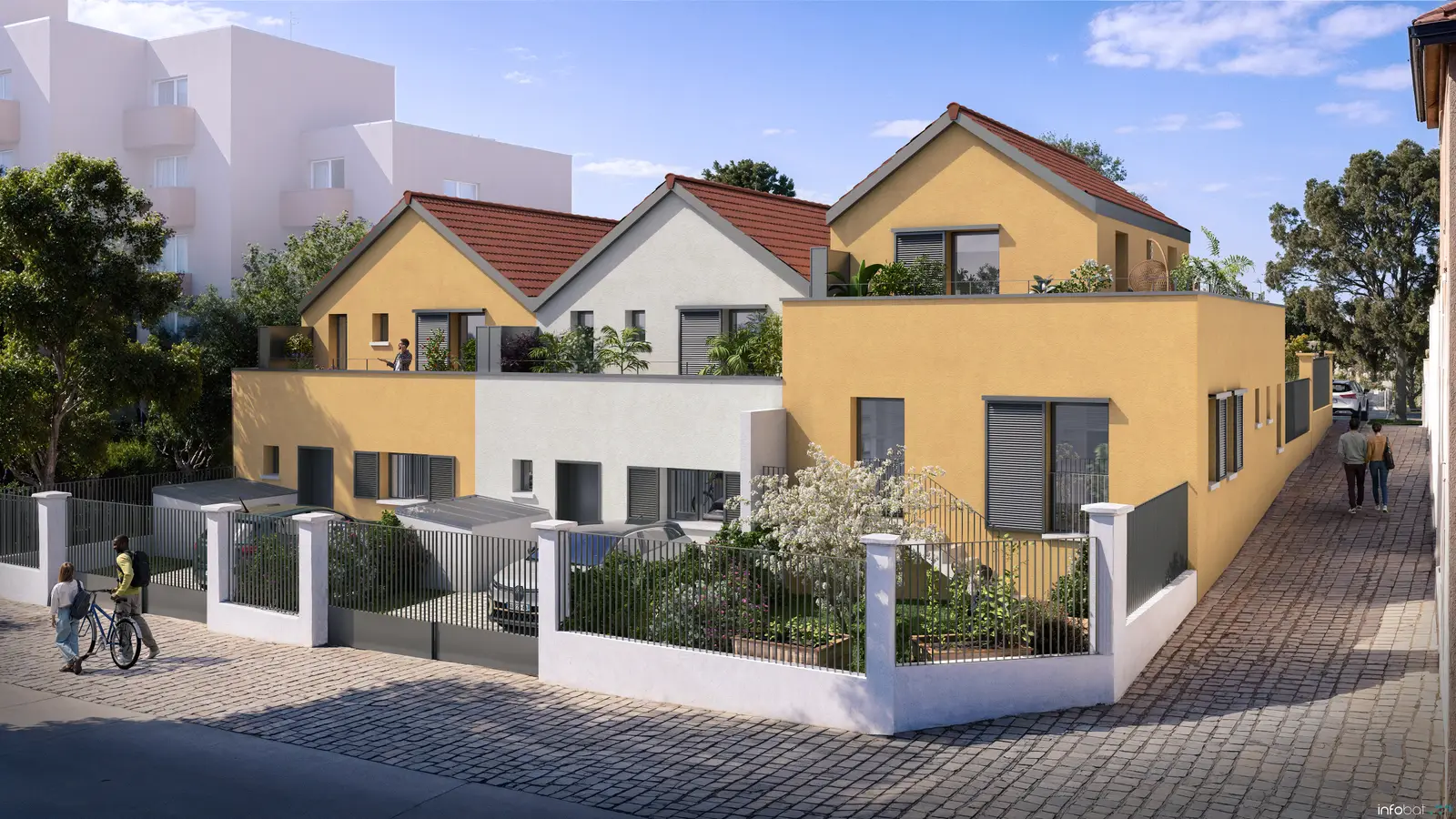 LA VILLA COUTURIER à Villejuif — vue du programme neuf