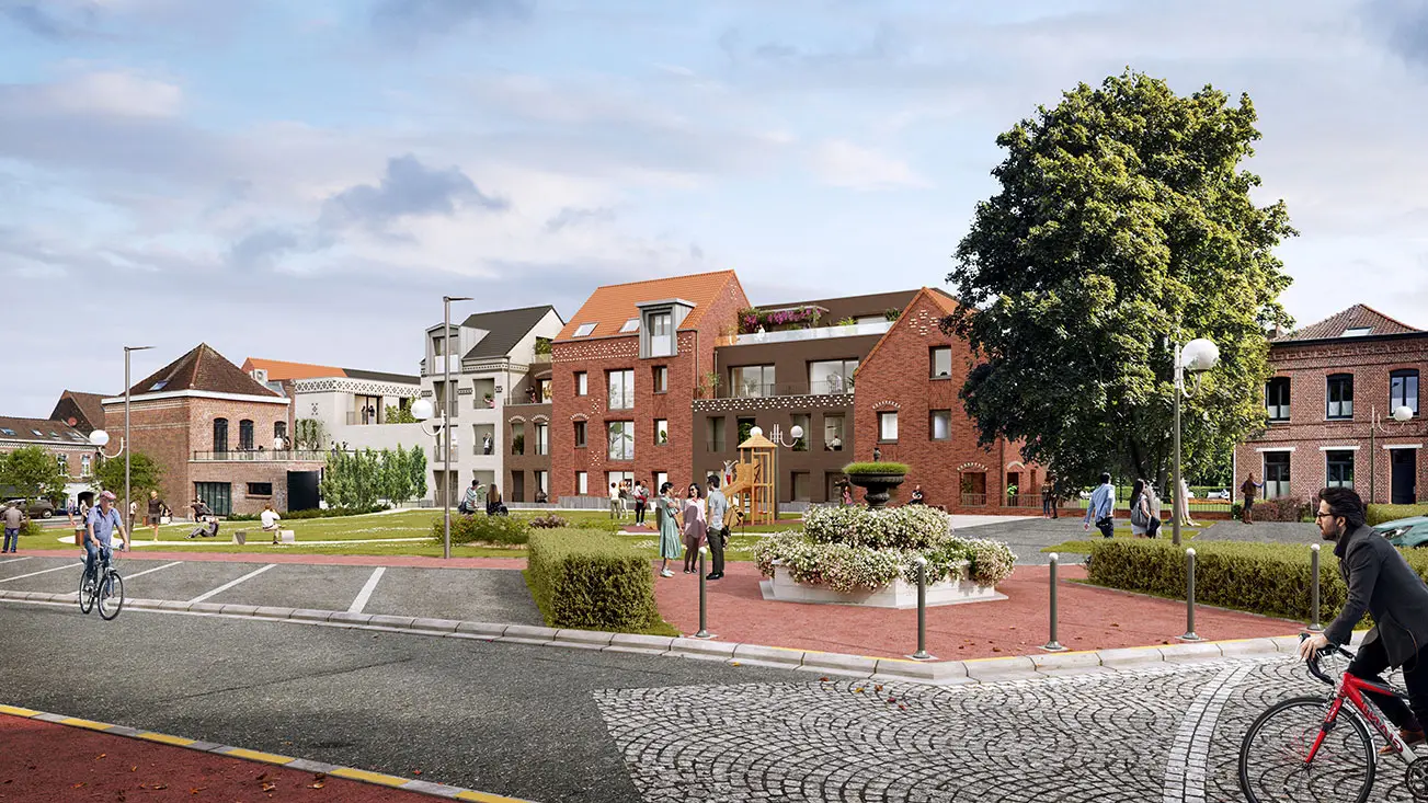 Le 114 à Mouvaux — vue du programme neuf