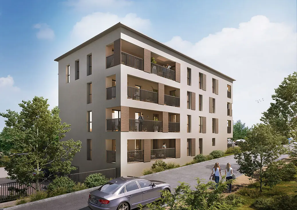 Le Caroline - Cage A, development visual in Montbrison