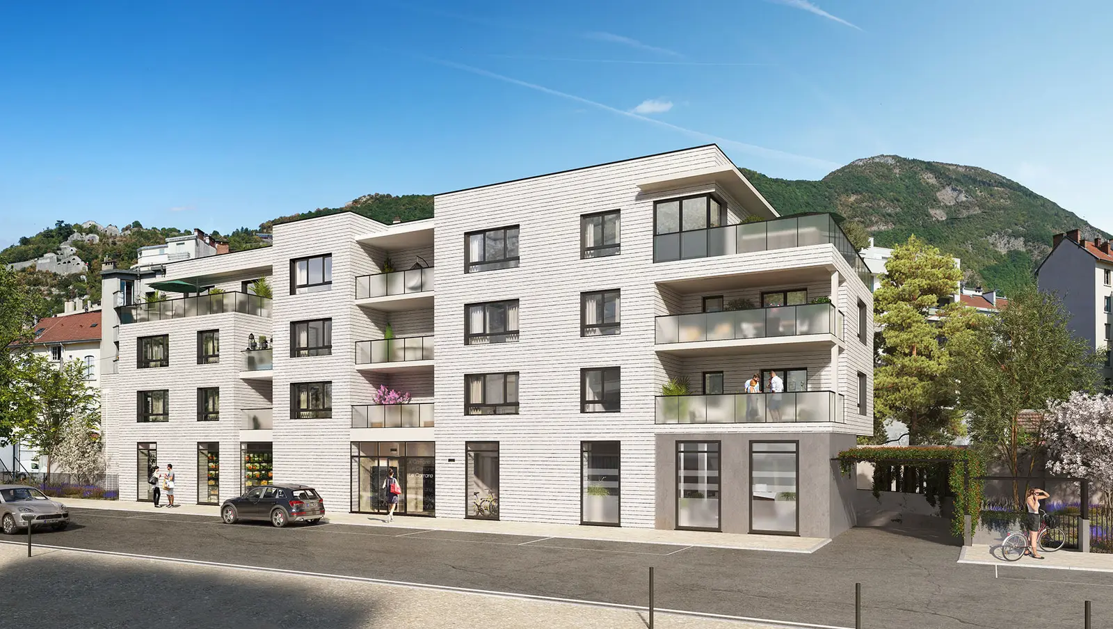 Le Carrare à Grenoble — vue du programme neuf