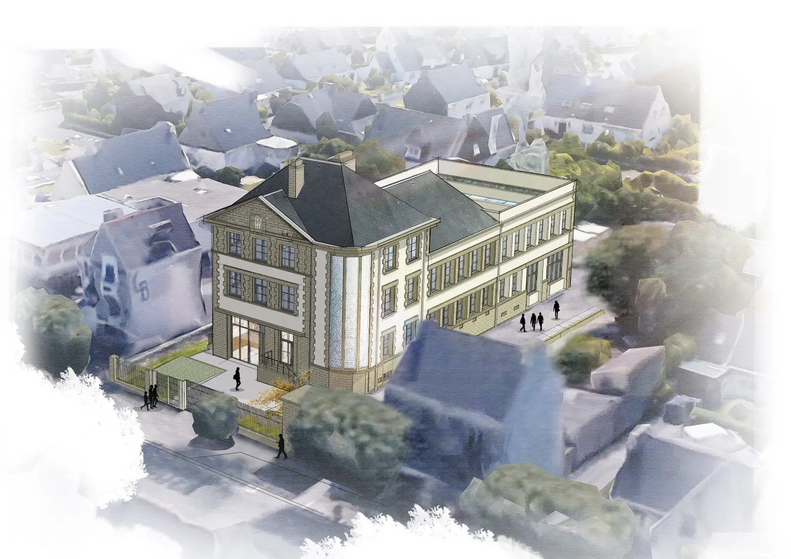 LE CENTRAL à Vannes — vue du programme neuf