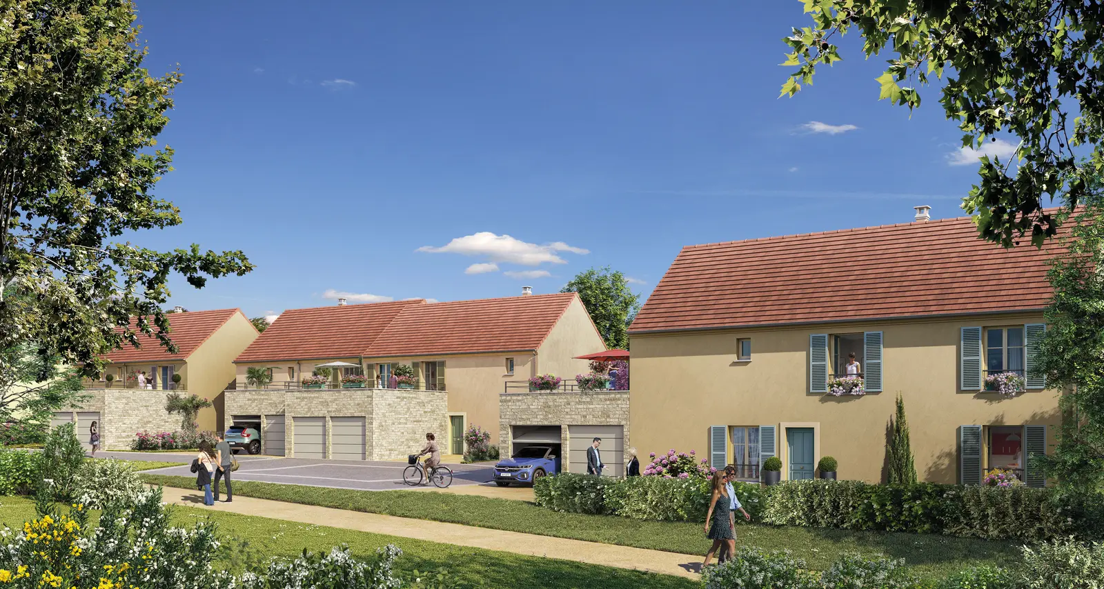 Le Clos de la Longue Toise à Méré — vue du programme neuf