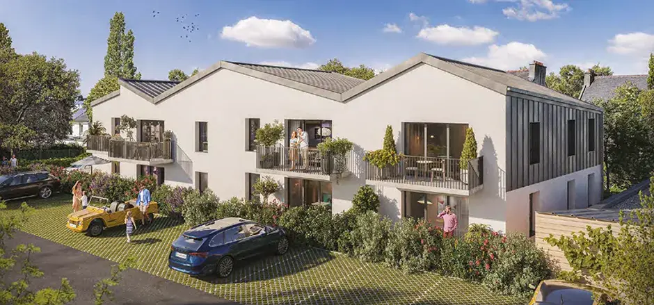 LE CLOS DE SAINT HERNOT à Crozon — vue du programme neuf