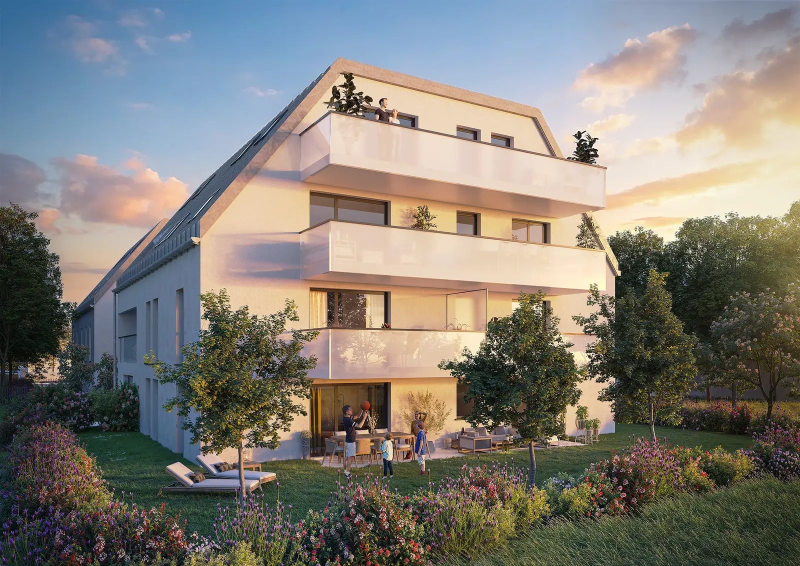 LE CLOS DES FRENES à Eschau — vue du programme neuf