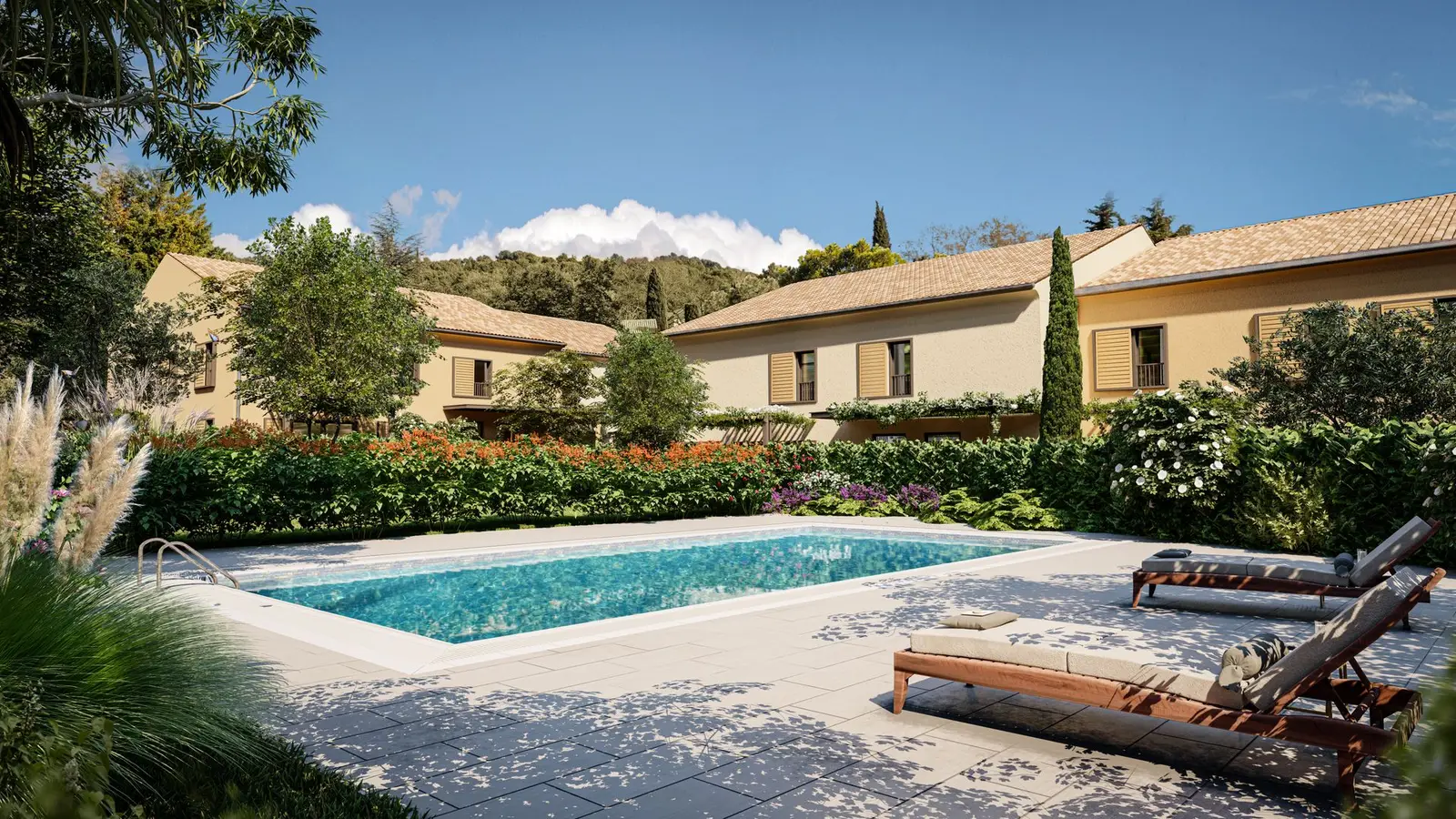 LE CLOS SAINT ALBERT à Aix-en-Provence — vue du programme neuf