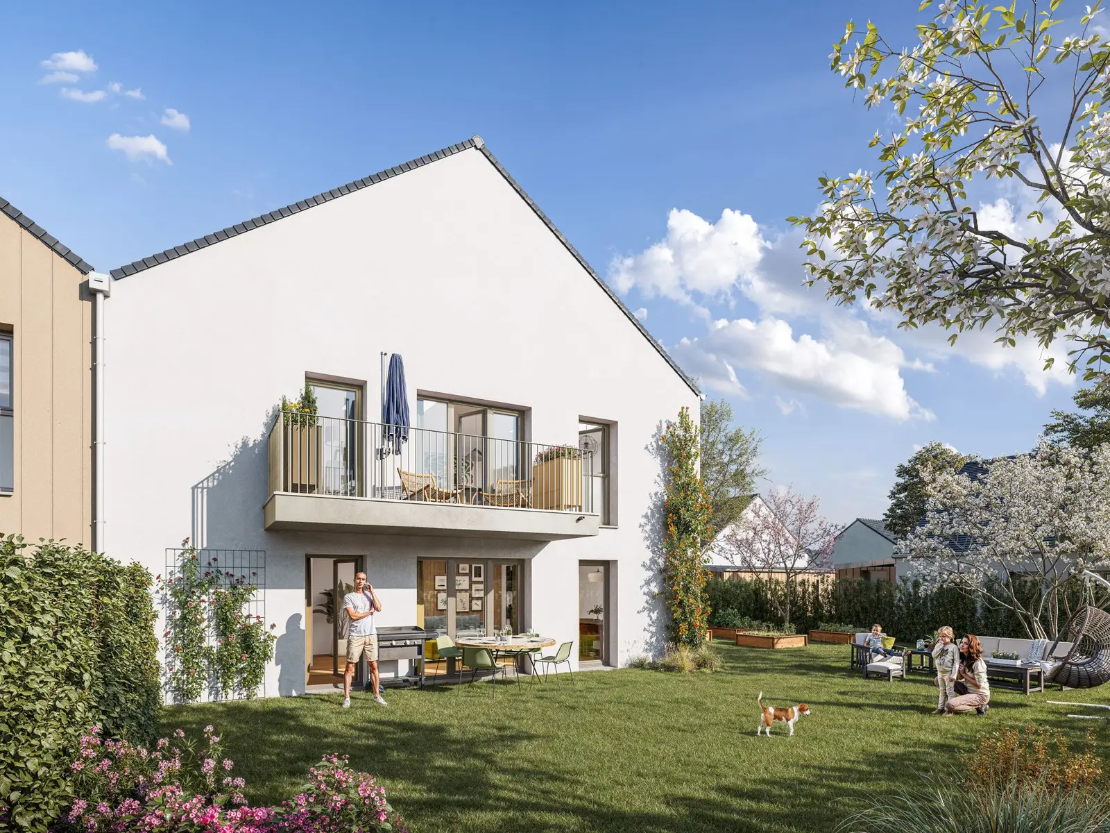 LE CLOS SAINT-SYLVAIN à Verrières-en-Anjou — vue du programme neuf