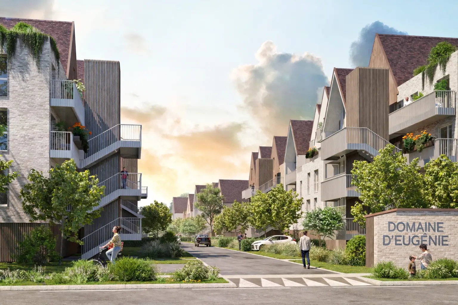LE DOMAINE D'EUGENIE- PP à Cabourg — vue du programme neuf