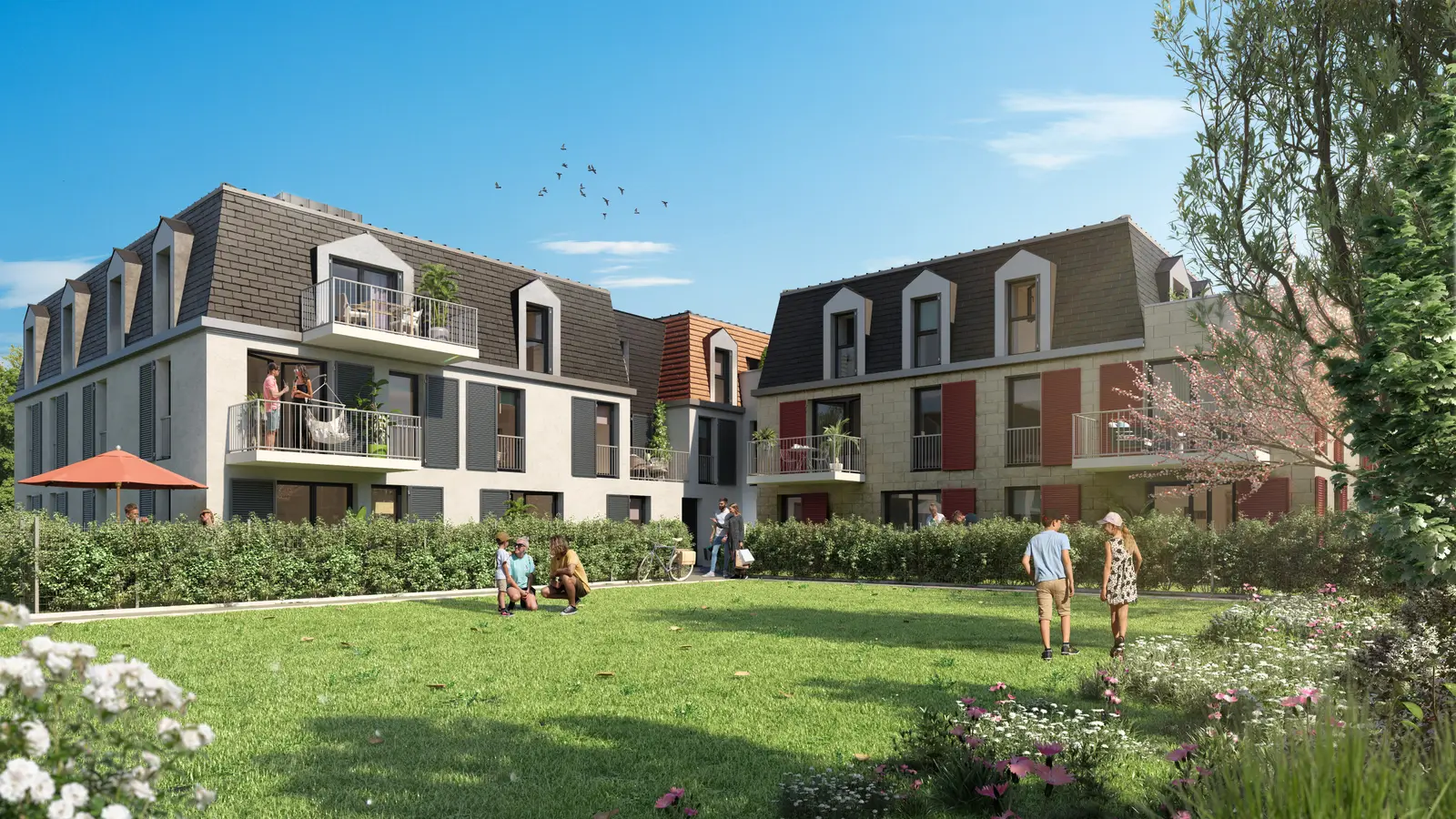 LE DOMAINE D'ORÉA à Senlis — vue du programme neuf