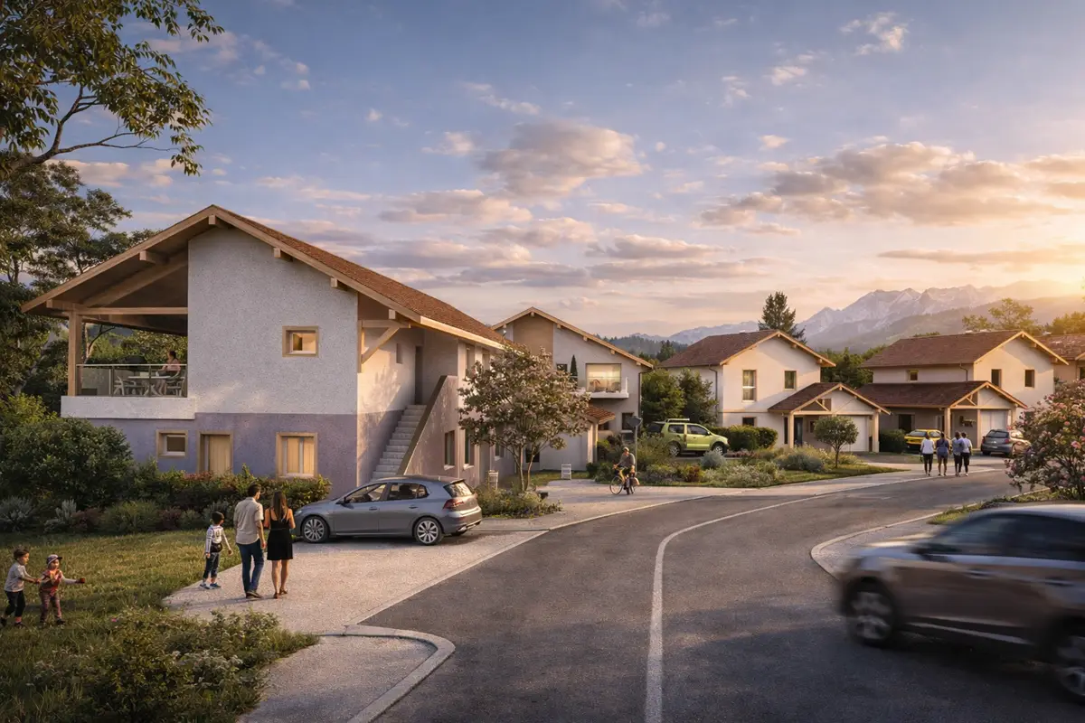 LE DOMAINE DU MOULIN à Perrignier — vue du programme neuf