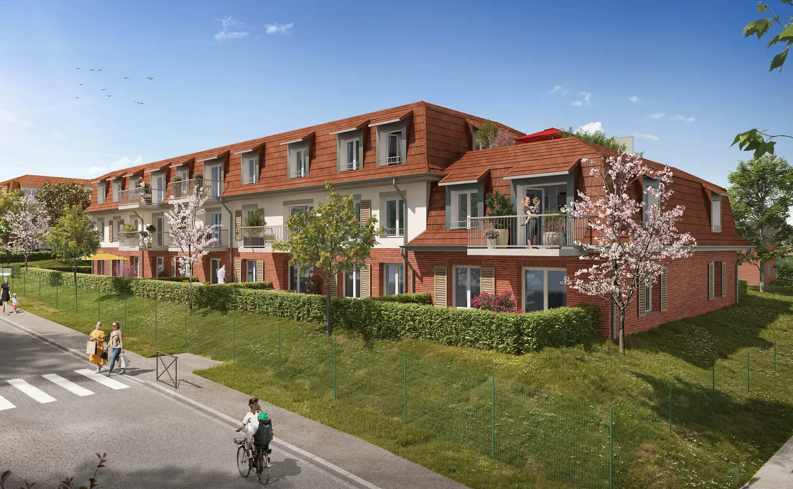 Le Domaine du Moulin à Étaples — vue du programme neuf