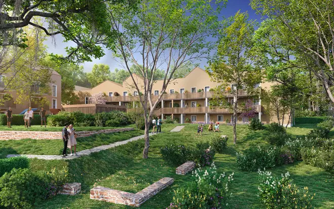 LE HAMEAU DE L'AUMONERIE - La vallée - maisons — visuel