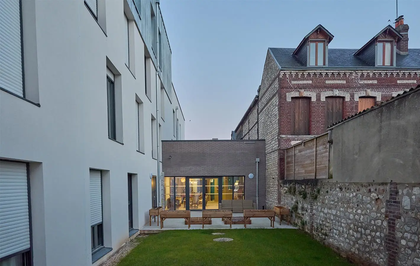 Le Hub à Le Petit-Quevilly — vue du programme neuf