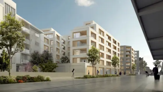 LE HUB à Annemasse — vue du programme neuf